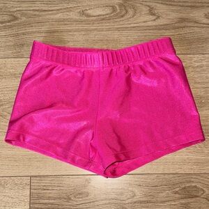 Pink shimmer dance/gymnastics Shorts